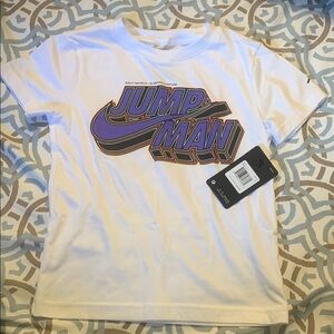 Kids Air Jordan Jumpman White T-Shirt 6
